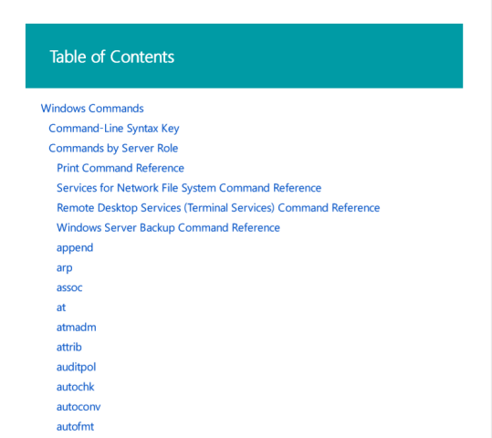 Windows Commands